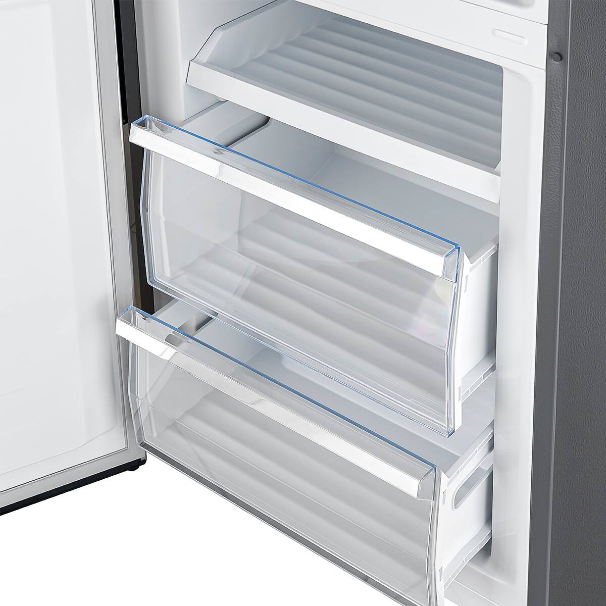 Forno Appliances - Guardia 10.8 Cu. Ft. Compact Fridge with Bottom Freezer - Stainless Steel