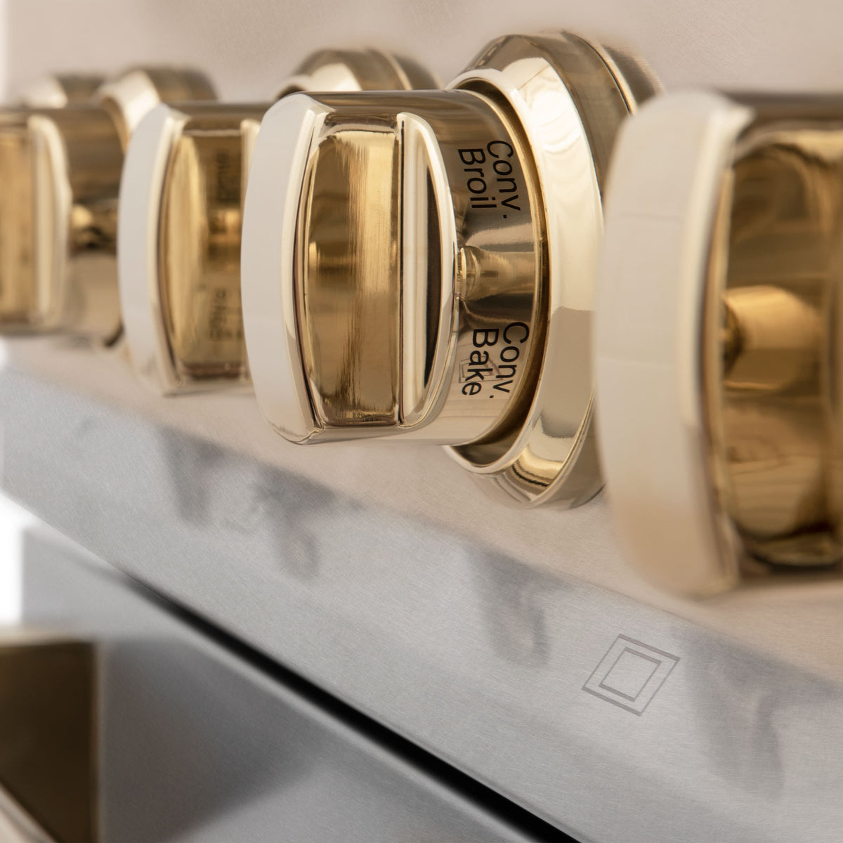 30 in. Wide 4 Burner ZLINE Autograph Legacy Dual Fuel Range in Satin Steel & Gold Accents (RASZ-SN-30-G) - Stainless Steel