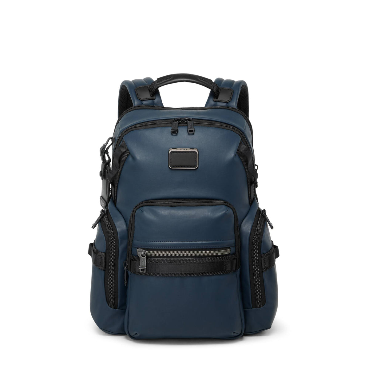 TUMI - Alpha Bravo Navigation Backpack - Navy Coated Canvas