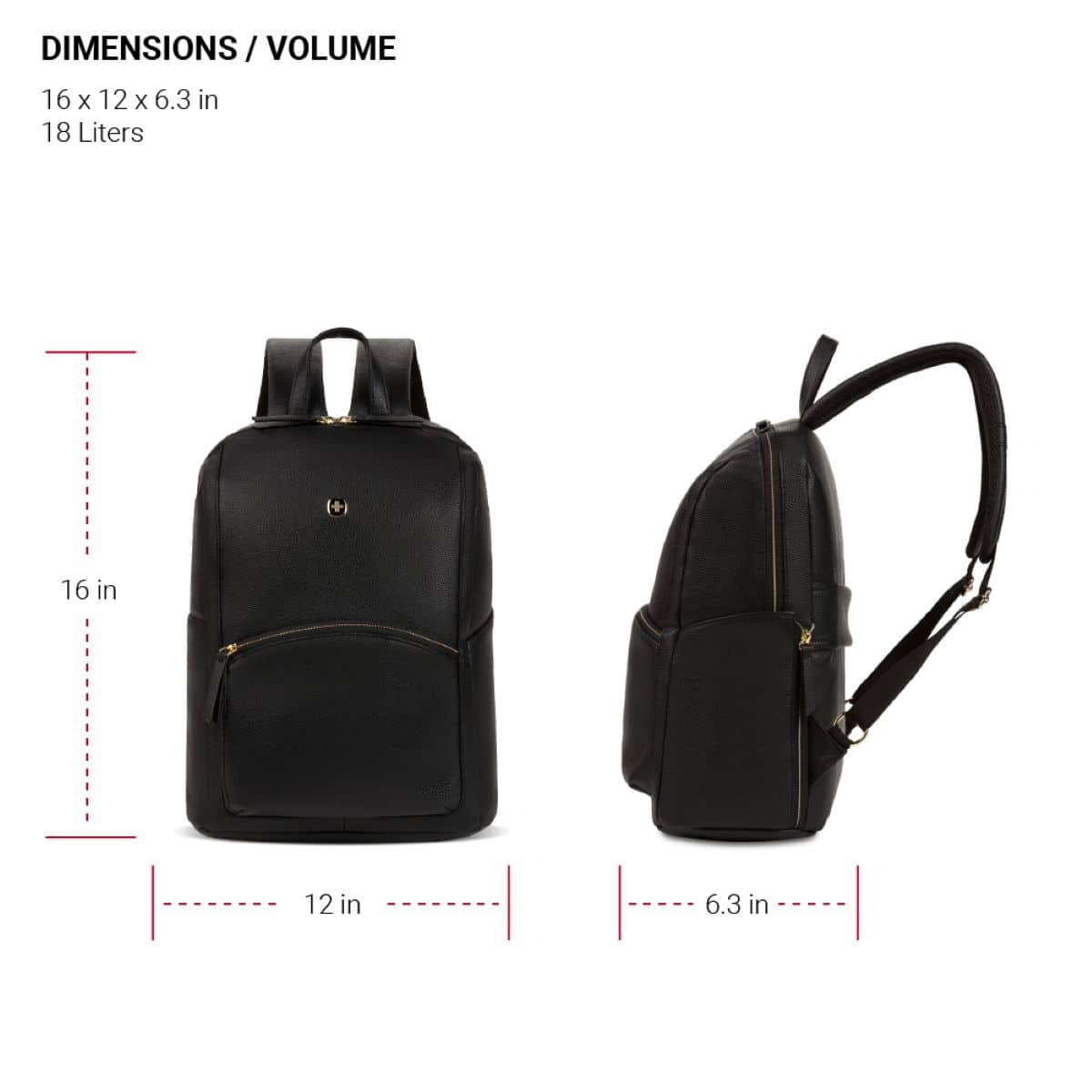 SwissGear - Ladies Laptop Backpack - Black