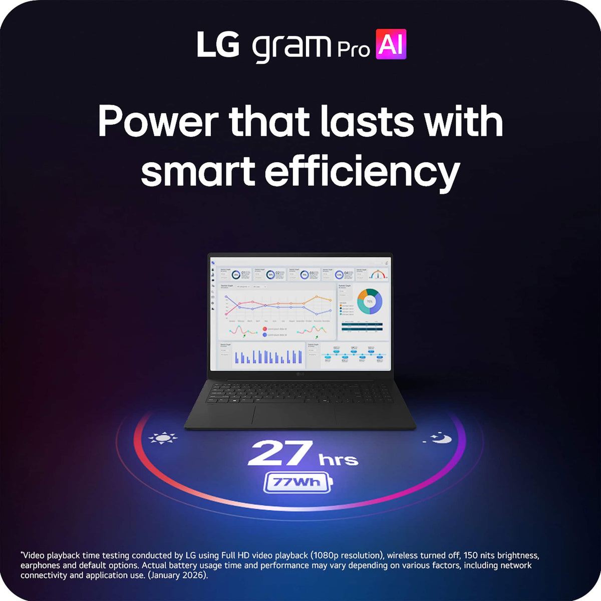 LG - gram Pro 16" 120Hz 3K OLED Laptop Intel Core Ultra X7 Processor 358H with 32GB RAM - 1TB SSD - Copilot + PC - Aerominum Black