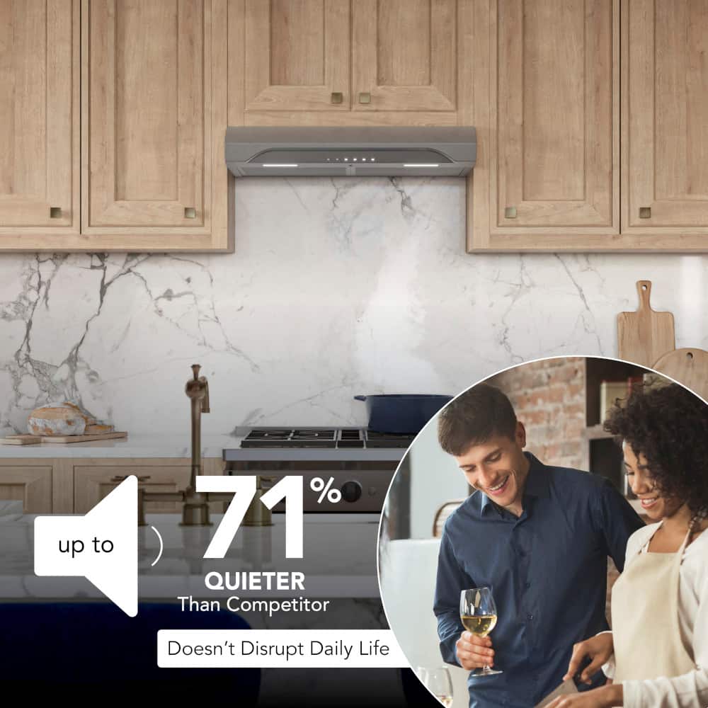 Broan - 30 inches - Convertible - Under cabinet Range Hood - Stainless Steel
