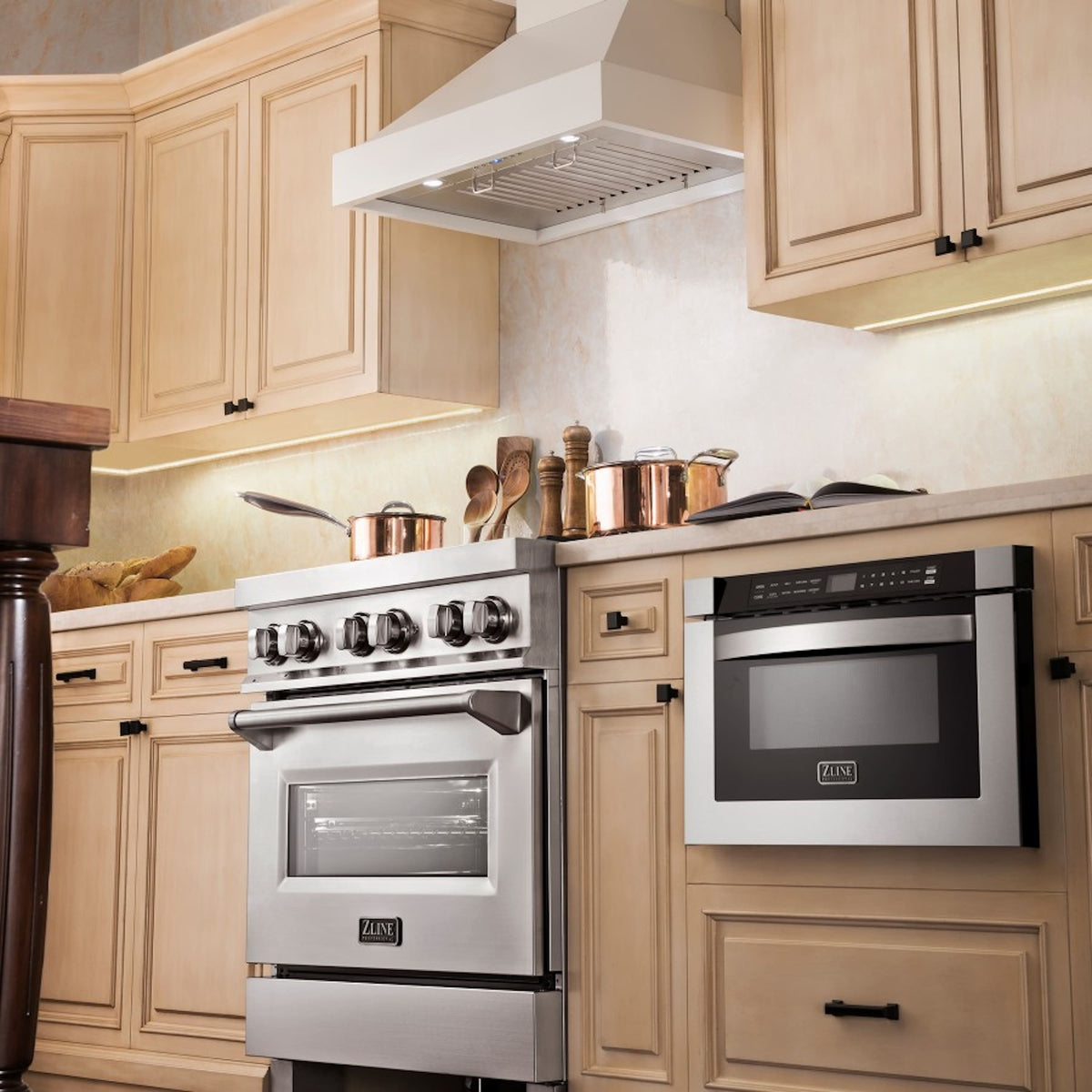 ZLINE - 48 inches - Externally Vented - Wall Range Hood - Cottage White