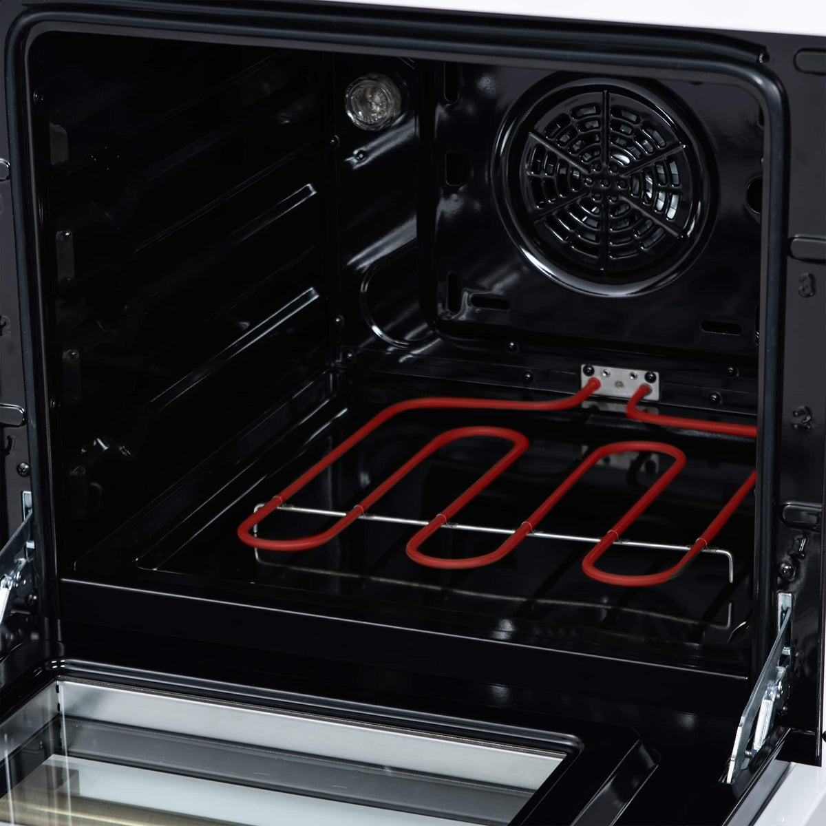 Forno Appliances - 24 in. Wide 4 Elements Loiano 2.3 Cu. Ft. Freestanding Electric Range with Storage Drawer - White