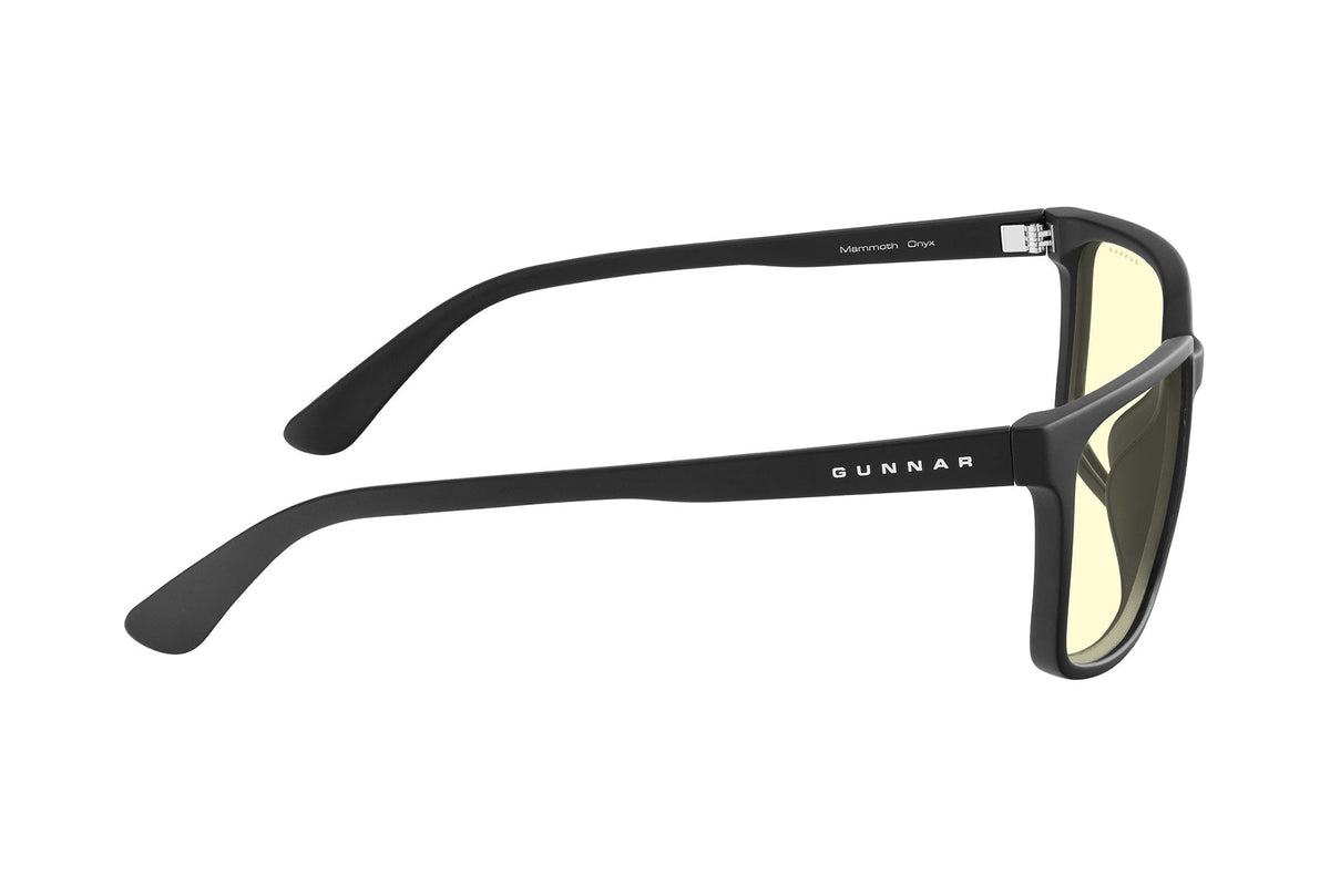 GUNNAR - Mammoth Computer Glasses with Blue Light Reduction, Amber Lenses - Onyx