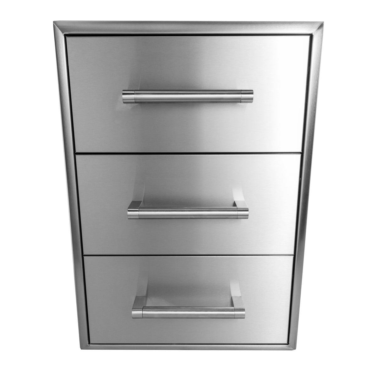 Coyote Outdoor Living - 18" Three Drawer Cabinet - Stainless Steel