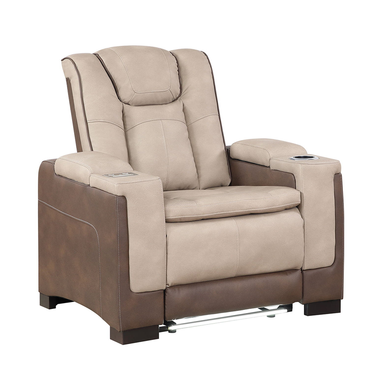 Bruno - Sillón reclinable eléctrico con iluminación LED