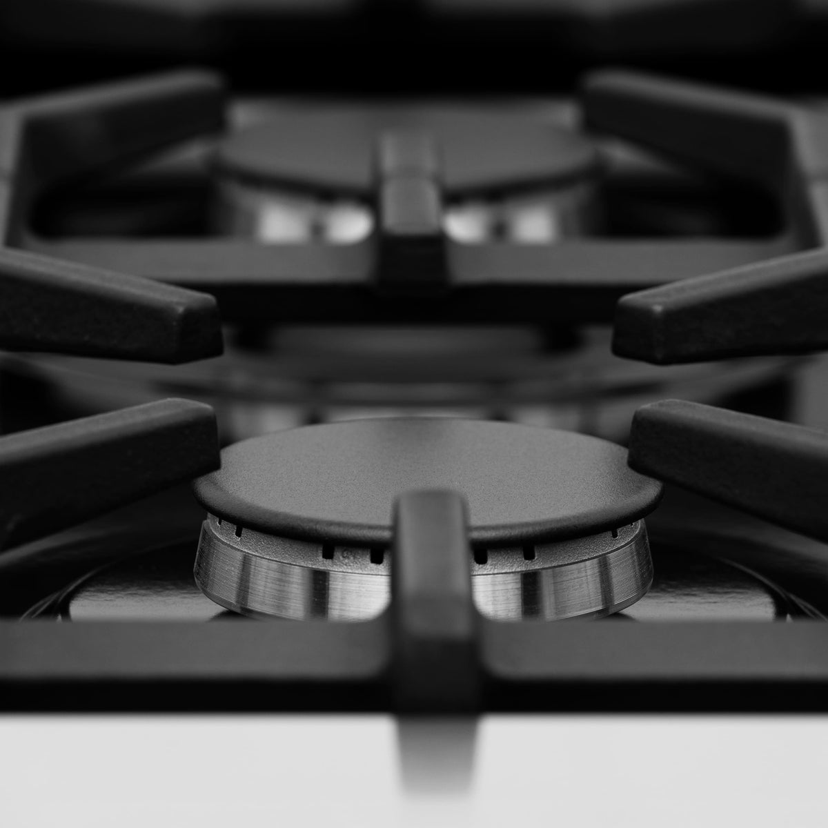 ZLINE - 30 in. Wide 4 Burner Legacy Gas Rangetop  and Porcelain Cooktop (RT30) - Stainless Steel