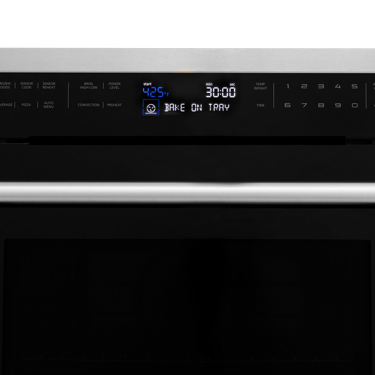 ZLINE - 24 in. 1.6 cu. ft. Built-in Convection Microwave Oven with Speed and Sensor Cooking - Stainless Steel