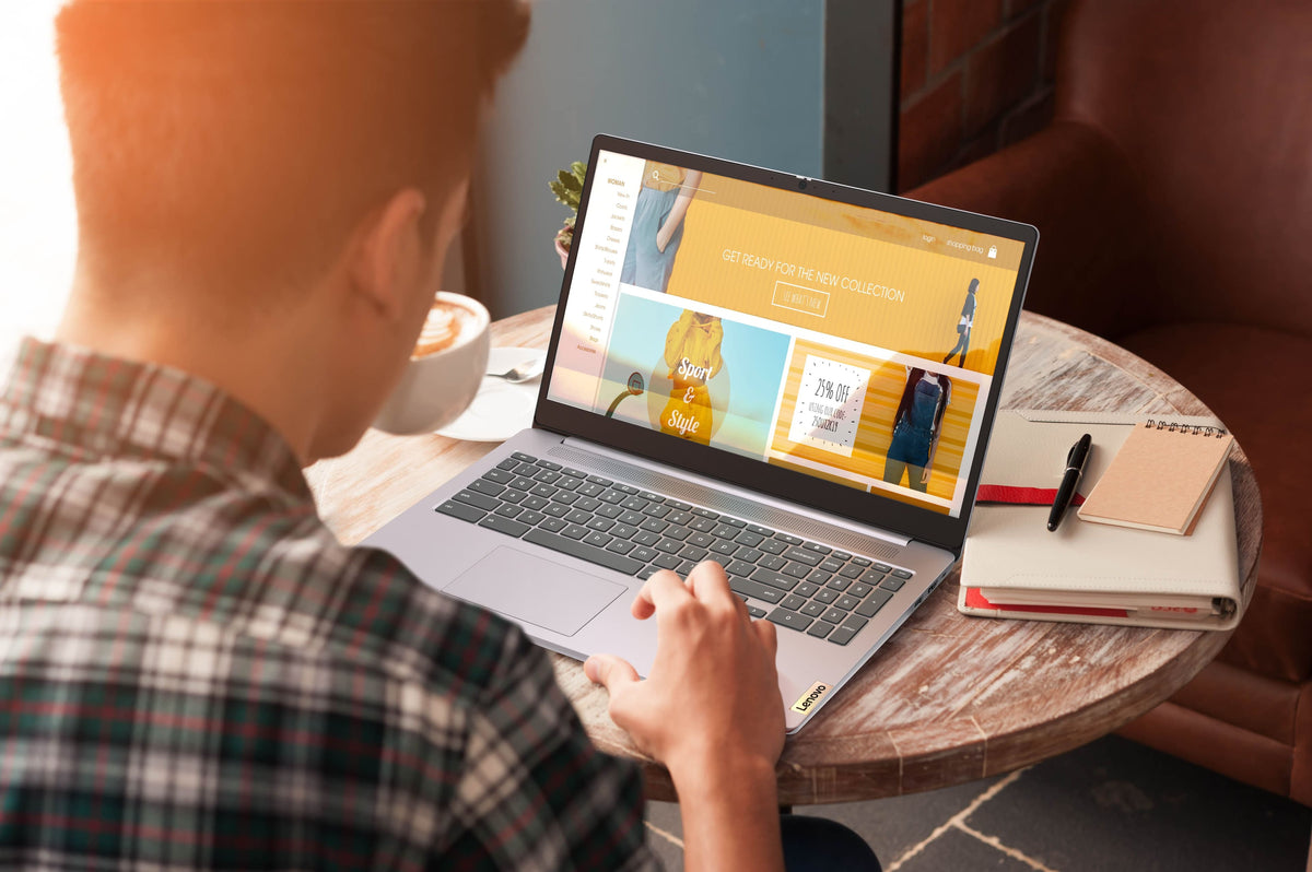 Lenovo - IdeaPad 3i Chromebook 15.6" Full HD Laptop - Intel Celeron 2021 - 4GB Memory with 64GB eMMC Storage - Arctic Grey
