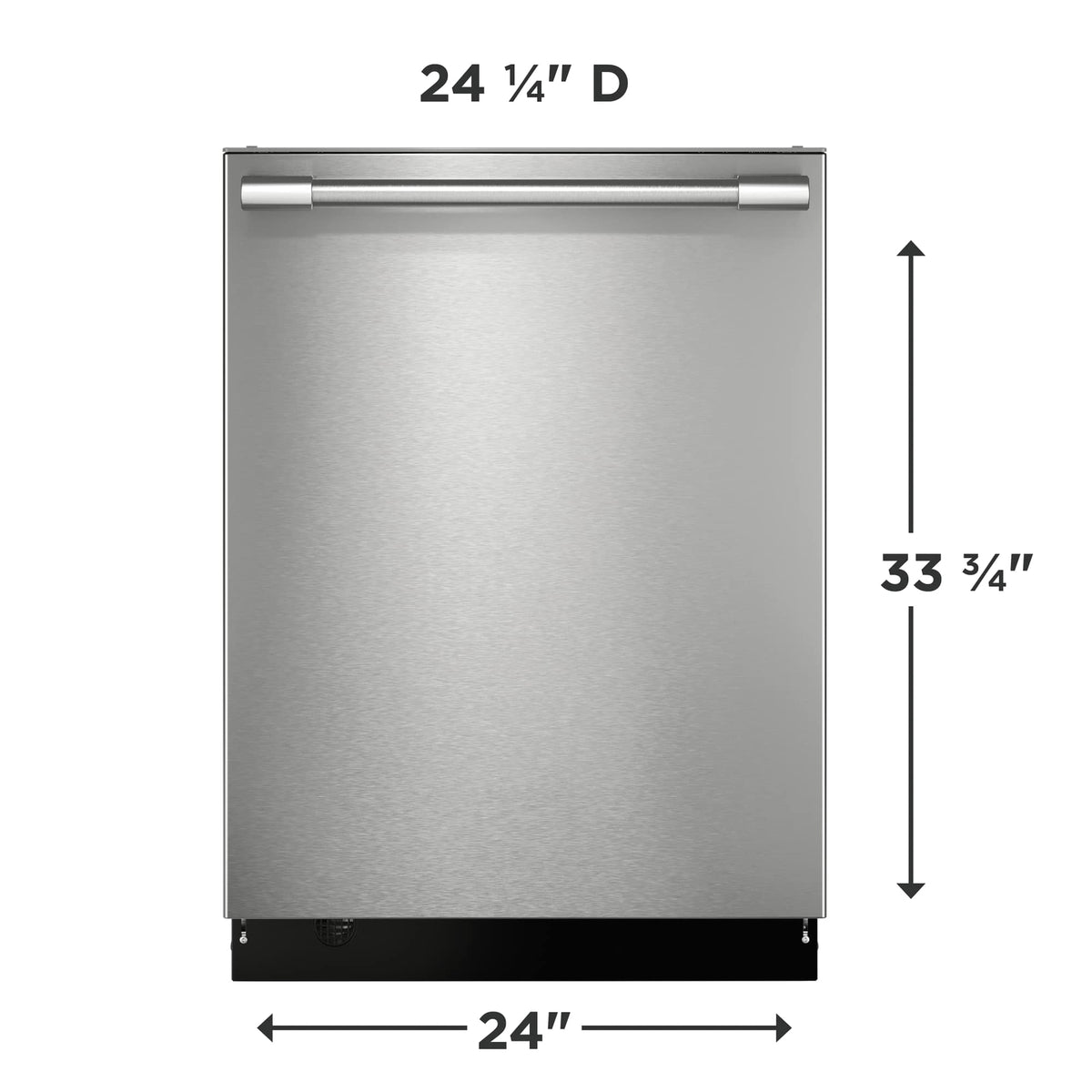 Frigidaire - Professional 24" Stainless Steel Tub Built-In Dishwasher with CleanBoost technology - Stainless Steel
