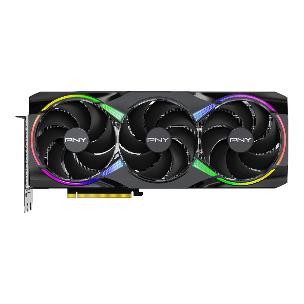PNY - GeForce RTX 5080 ARGB 16GB OC GDDR7 PCI Express 5.0 Graphics Card with Triple Fan - Black