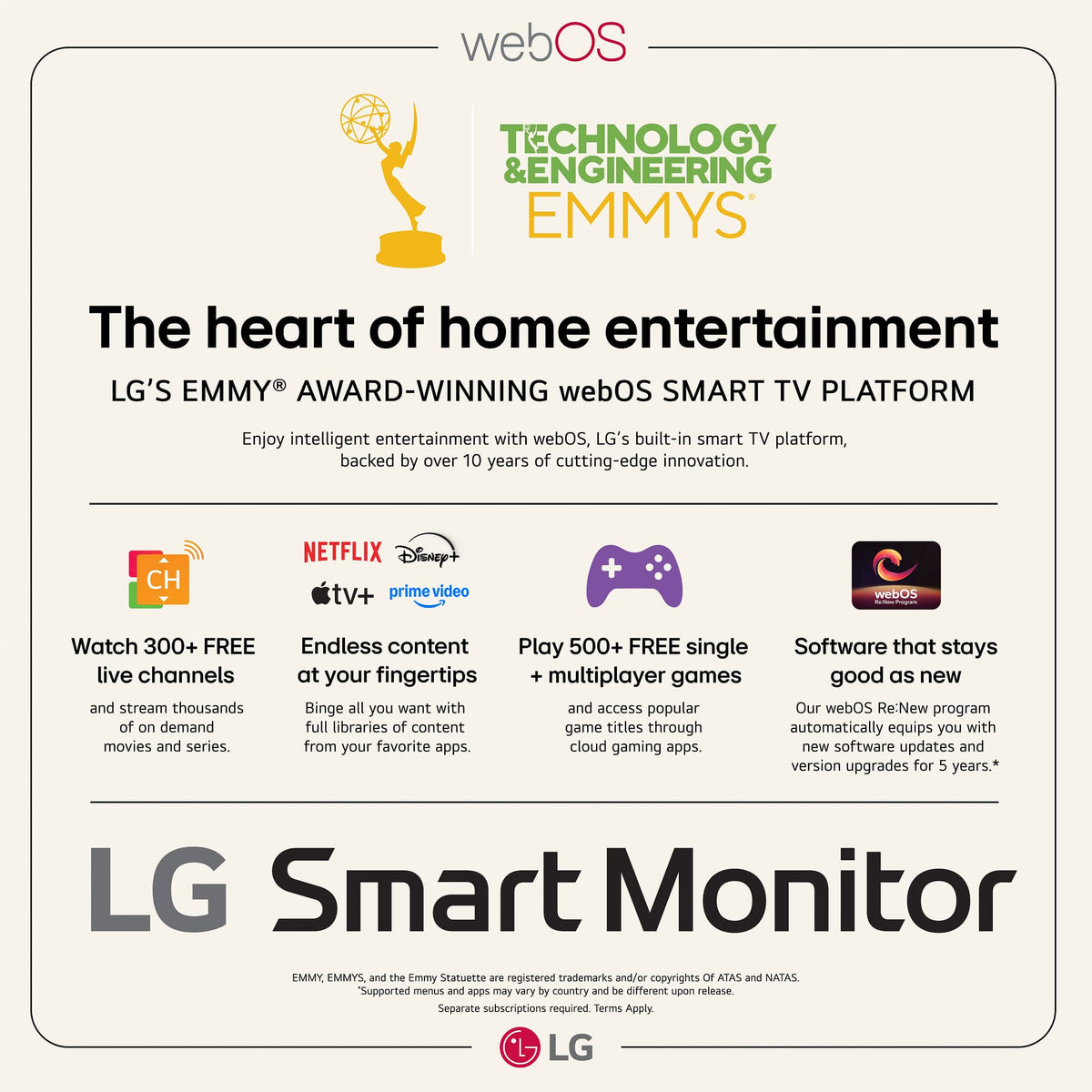 LG - 27" IPS UHD 60Hz 5ms Smart Monitor with HDR10 (HDMI, USB-C) - White