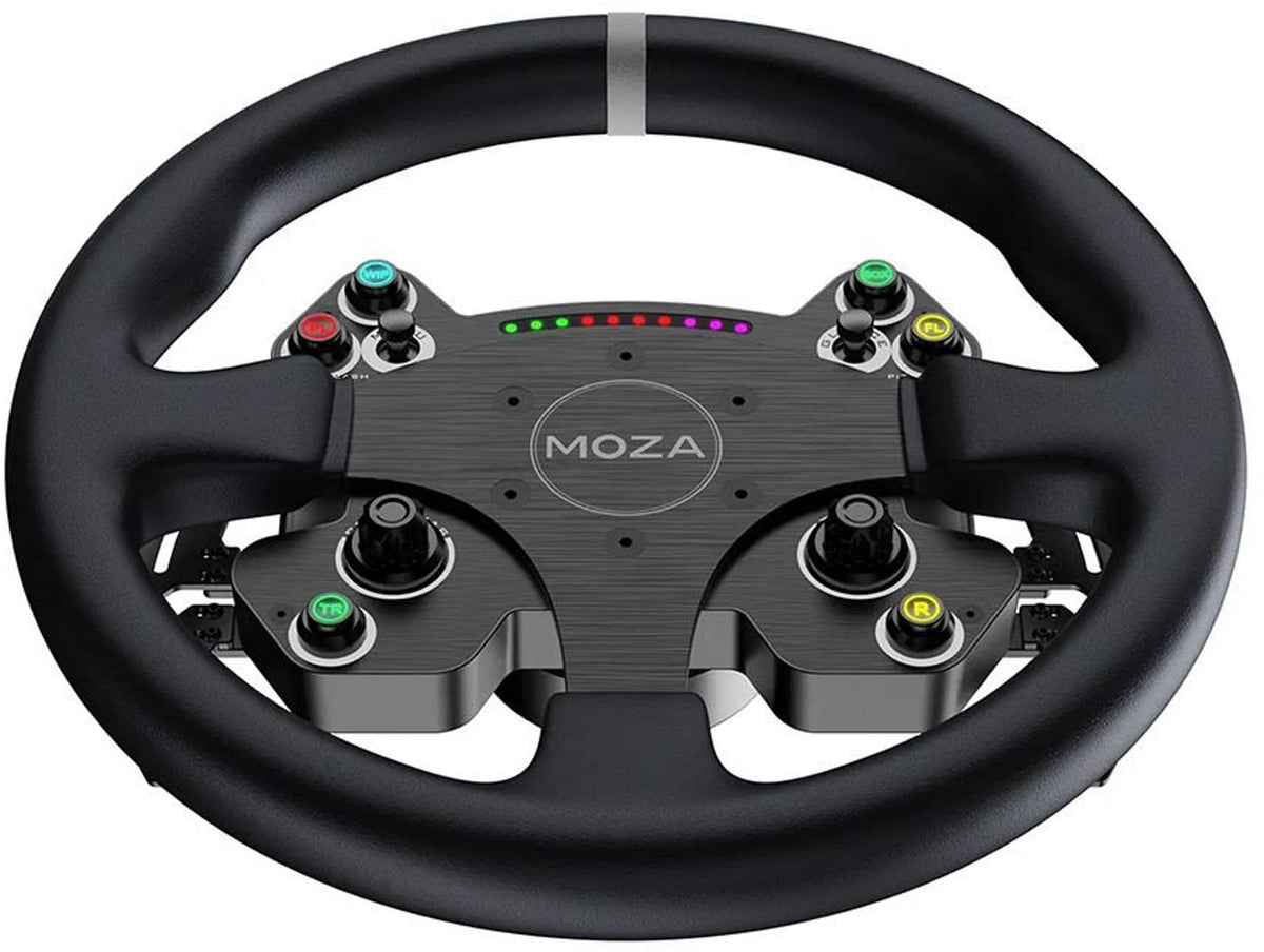 Moza Racing - CS V2P Sim Racing Steering Wheel for Windows - Black