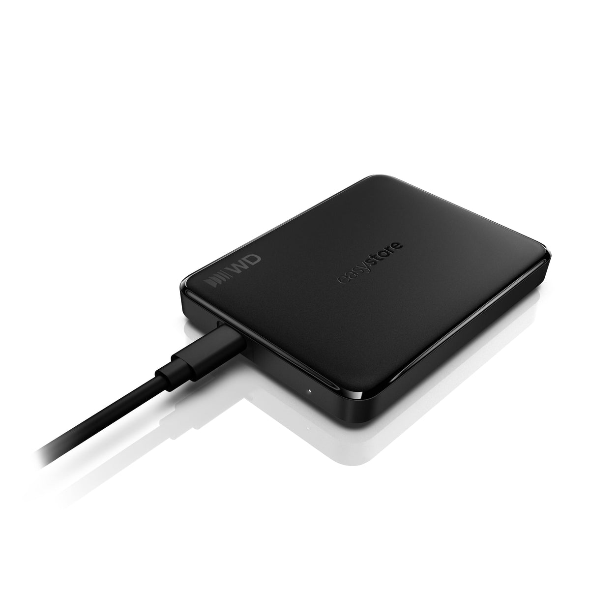 WD - 1TB easystore® Portable Hard Drive for Windows, Mac and compatible devices - Black