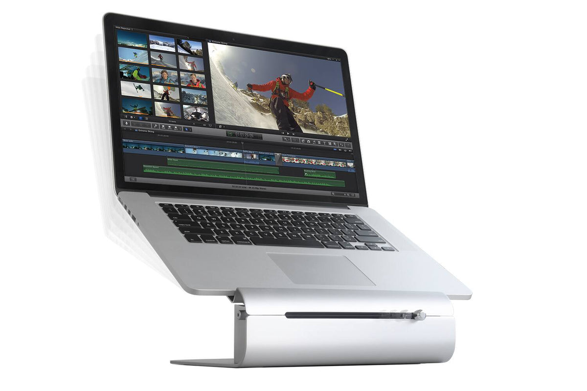 Rain Design - iLevel2 Adjustable Height Laptop Stand - Silver