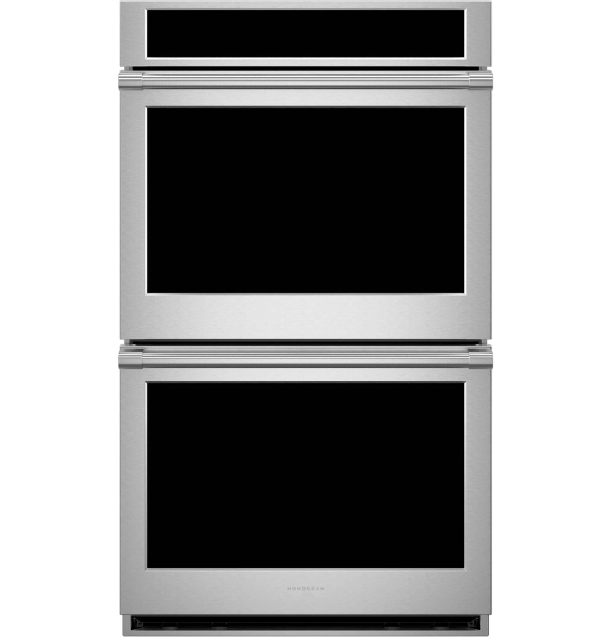 Monogram - Statement 30" Smart Built-In Double Electric Convection Wall Oven with No Pre-Heat Air Fry and Digital Recipe Box - Stainless Steel