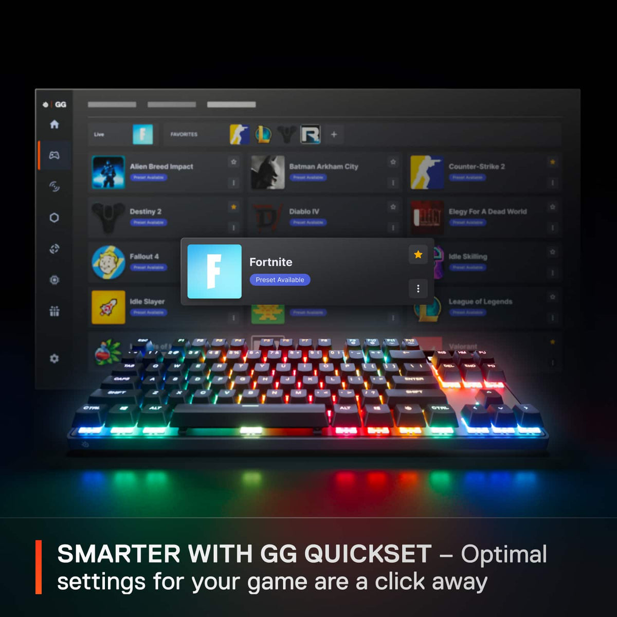SteelSeries - Apex Pro TKL Gen 3 Wireless Mechanical OmniPoint Adjustable HyperMagnetic Gaming Keyboard with Rapid Tap - Black
