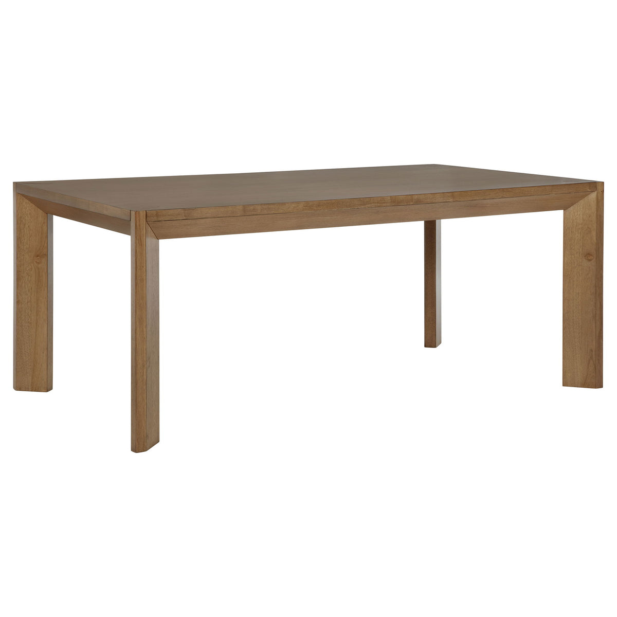 Juego de comedor rectangular con patas angulares