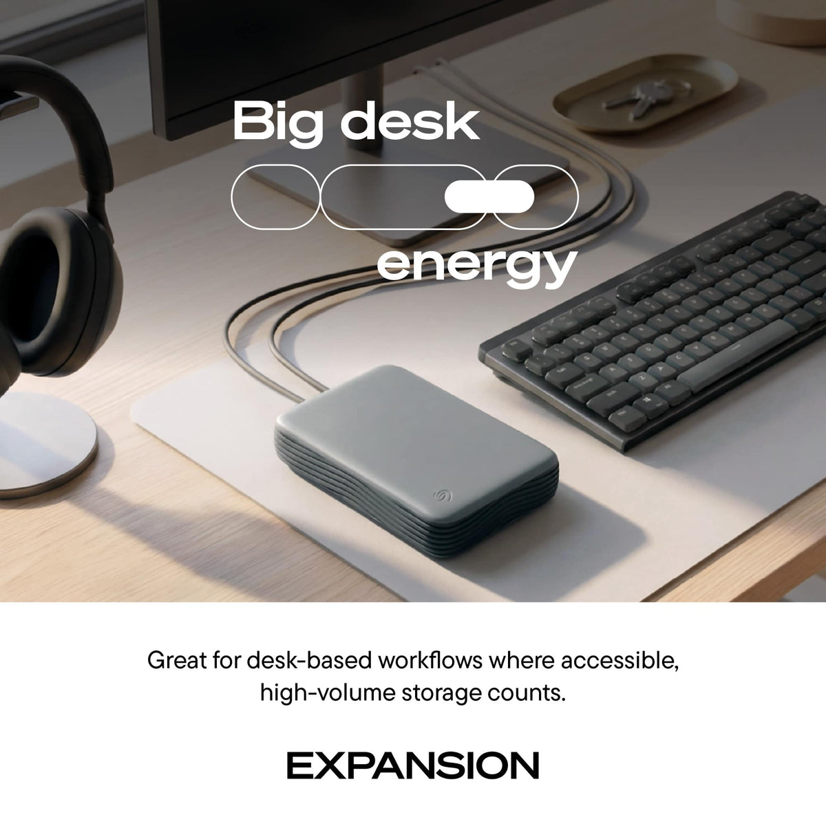 Seagate - Expansion Desktop External HDD 8TB - Black