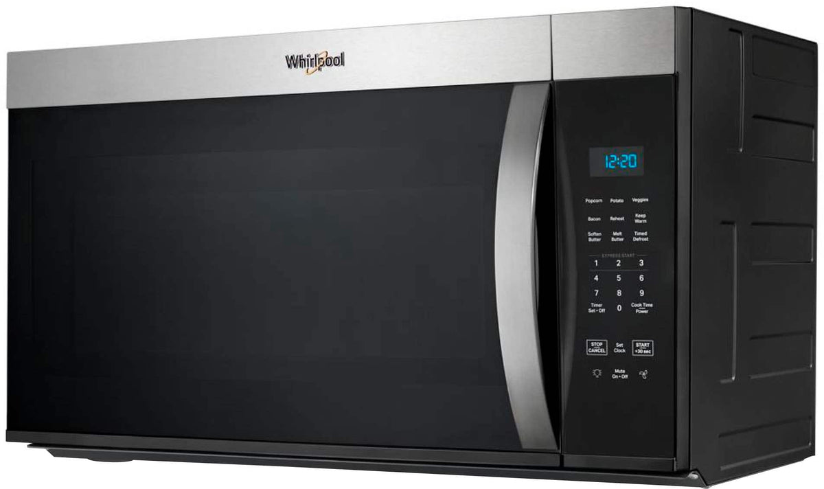 Whirlpool - 1.7 Cu. Ft. Over-the-Range Microwave with 1000-Watts Cooking Power - Stainless Steel