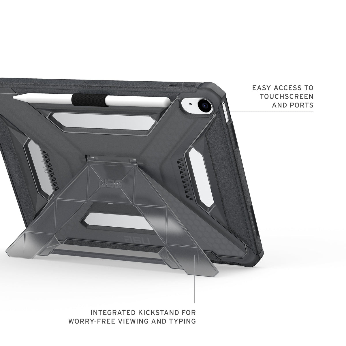 UAG - Scout + Case for Apple iPad 11” (A16) 2025, 10.9” (10th Gen) 2022 - Ash