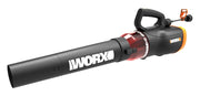 WORX - 12 Amp TURBINE 110 MPh 600 CFM Electric Leaf Blower - Black