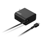 Lenovo - 65W USB-C Wall Adapter - Black