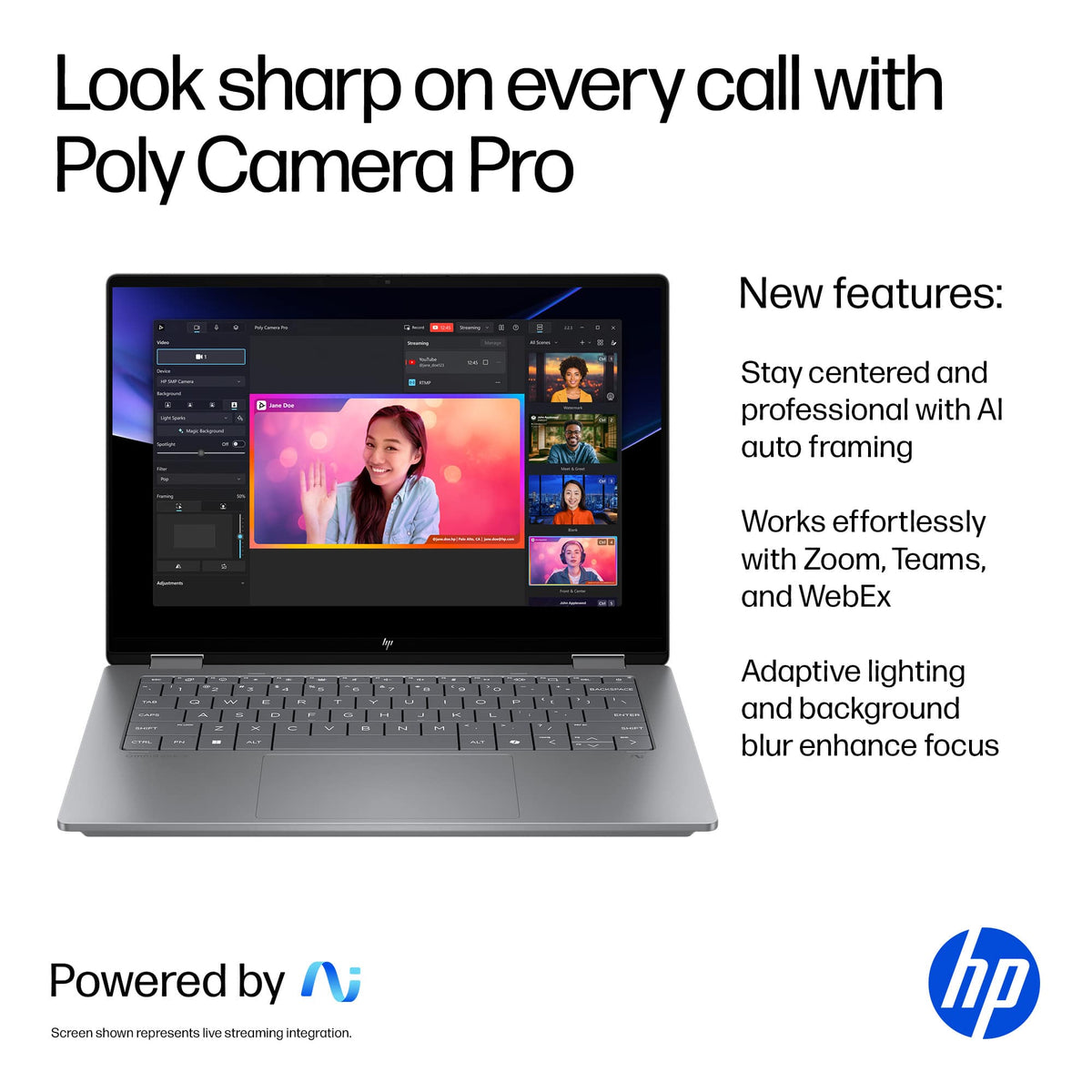 HP - OmniBook X Flip 2-in-1 - Copilot+ PC - 14" 2K Touch-Screen Laptop - AMD Ryzen AI 7 350 2025 - 24GB Memory - 1TB SSD - Meteor Silver