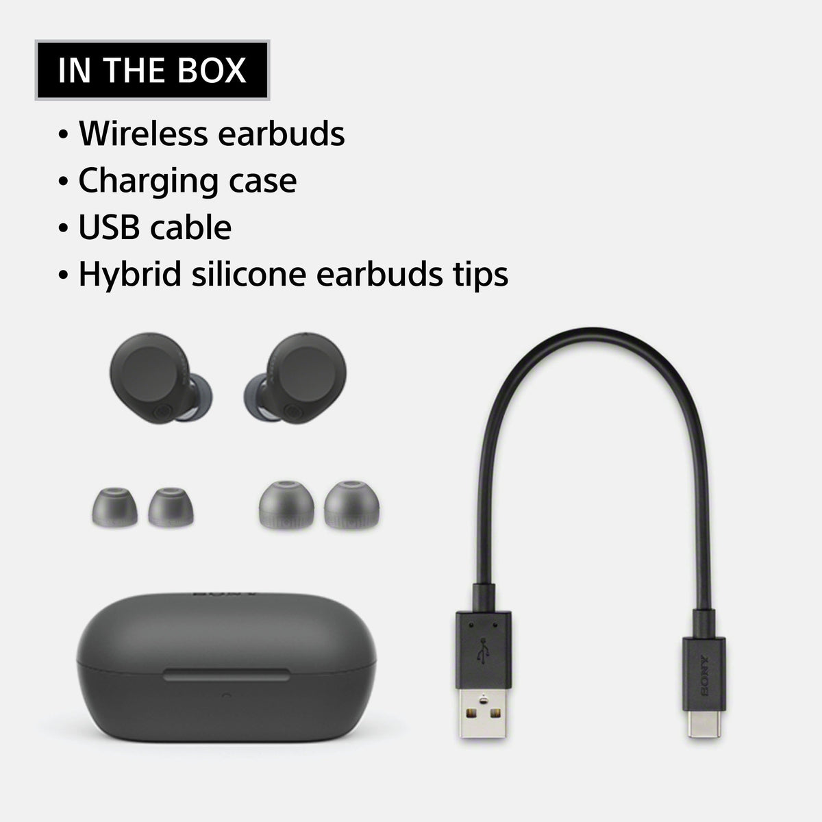 Sony - WF-C710N Truly Wireless Noise Cancelling Earbuds - Glass Blue