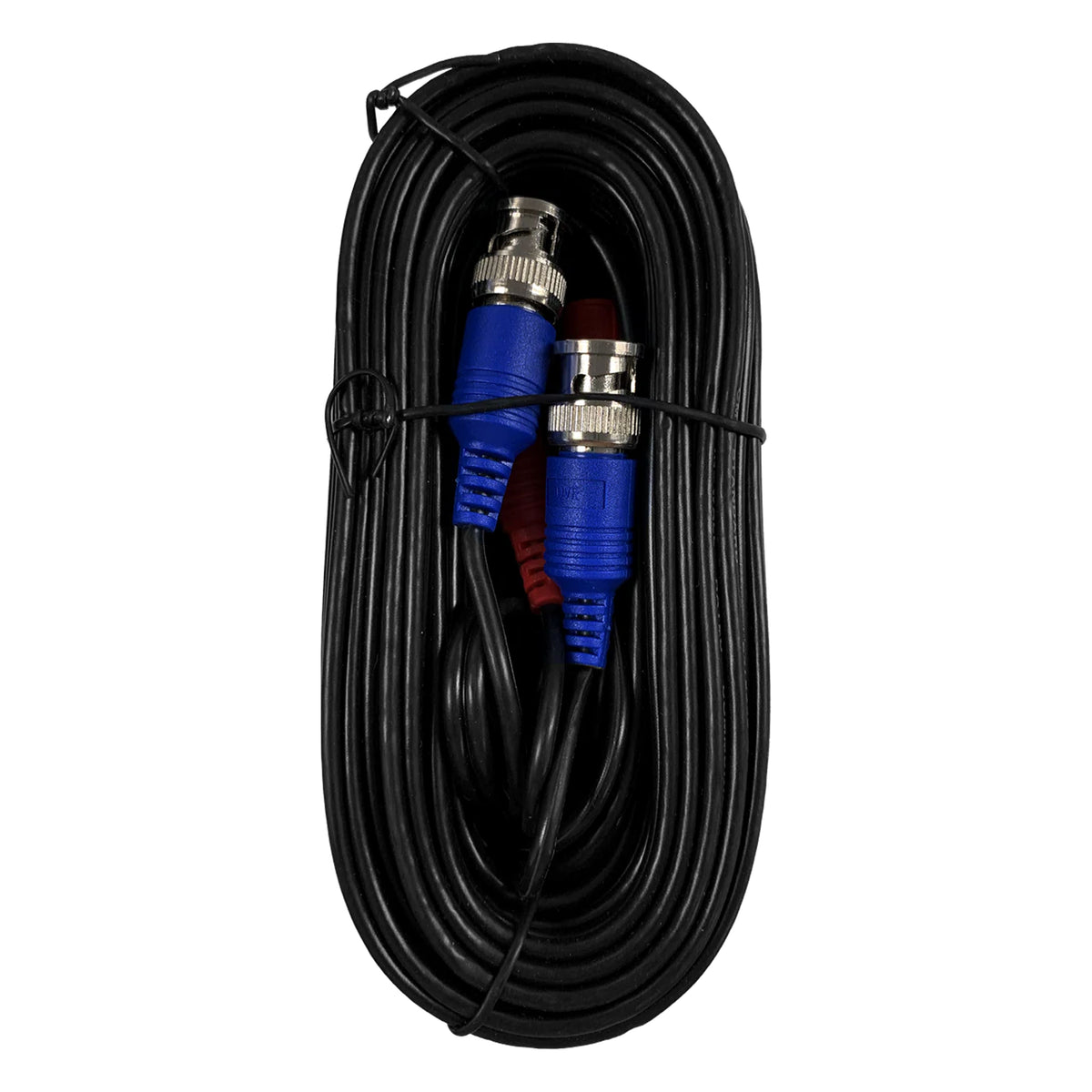 Lorex - 60ft (18m) 4K RG59 Power Cable for Analog Cameras - Black