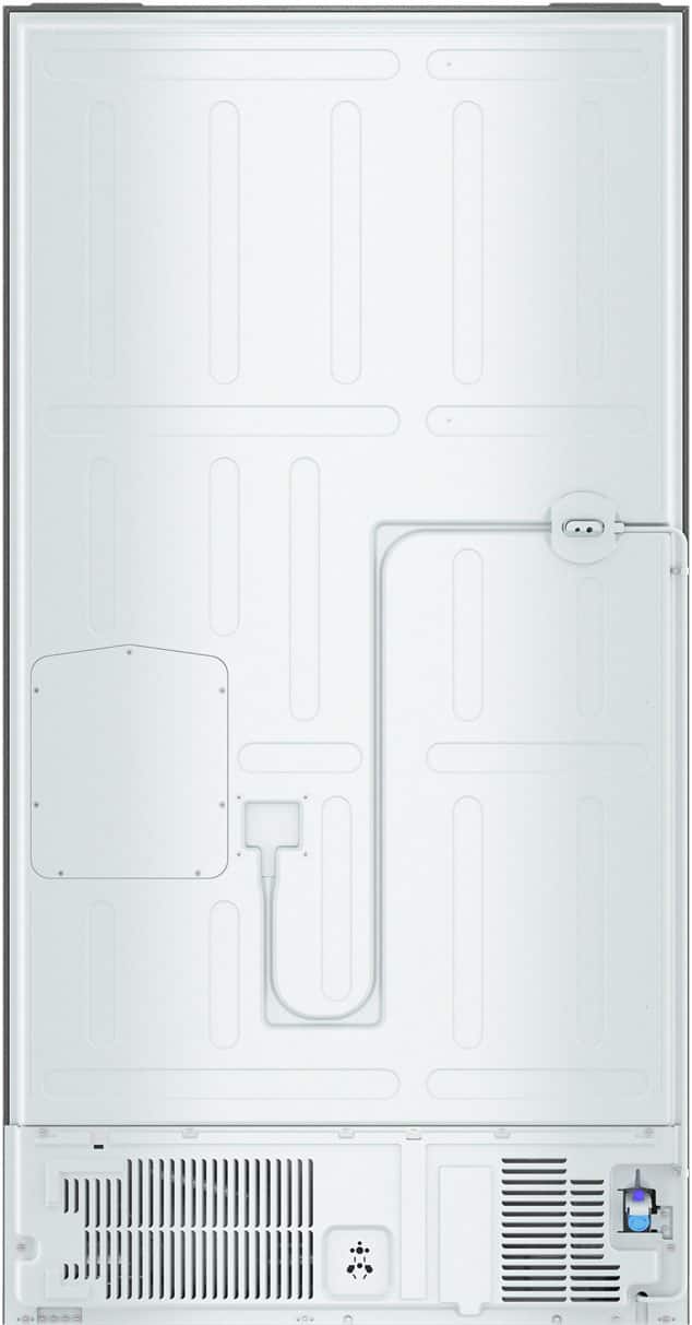 Whirlpool - 36 in. Wide 23 cu. ft. French Door Counter-Depth Refrigerator with In-Door Water and Ice - Fingerprint-Resistant Stainless Finish