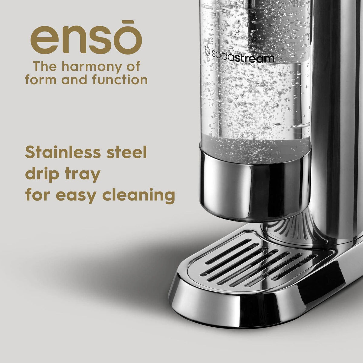 SodaStream - Enso Sparkling Water Maker Starter Kit - Silver