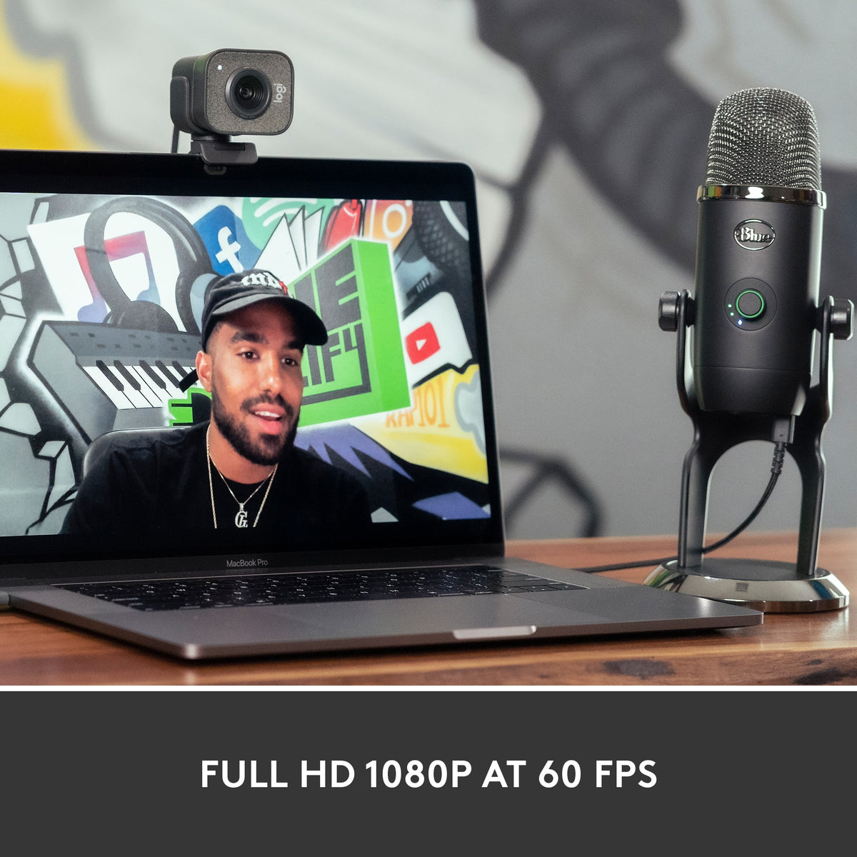 Logitech - StreamCam Plus 1080 Webcam for Live Streaming and Content Creation - Graphite