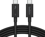 Belkin - 3.3ft USB-C Thunderbolt 5 Cable w/ 240W Power Delivery, Bandwidth Boost Up to 120Gbps, and 4K UHD Display Resolution - Black