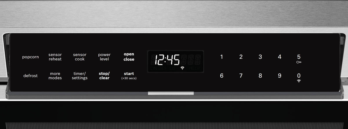 Bosch - 800 Series 1.2 Cu. Ft. Built-In Drawer Smart Microwave with Sensor Cooking - Stainless Steel