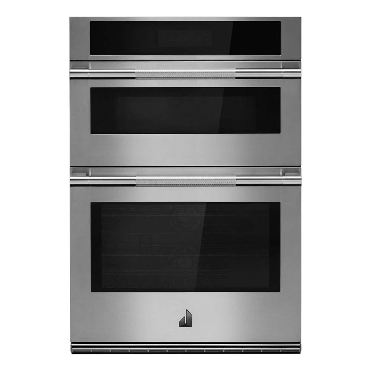 JennAir - RISE 30" Microwave Combination Wall Oven Dual-Fan True Convection with Advanced Temperature Precision - Stainless Steel