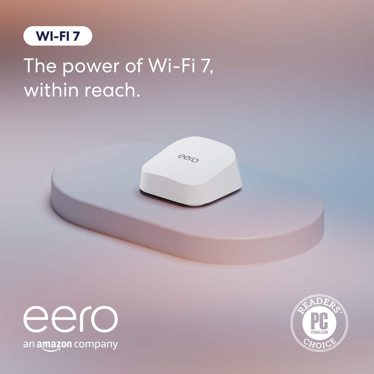 eero - 7 Dual-band Mesh Wi-Fi 7 Router (1-pack) - White