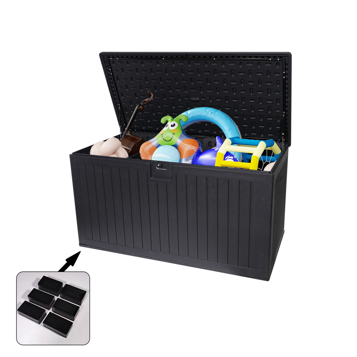 Outdoor Large Storage Box With Lockable Storage Containers