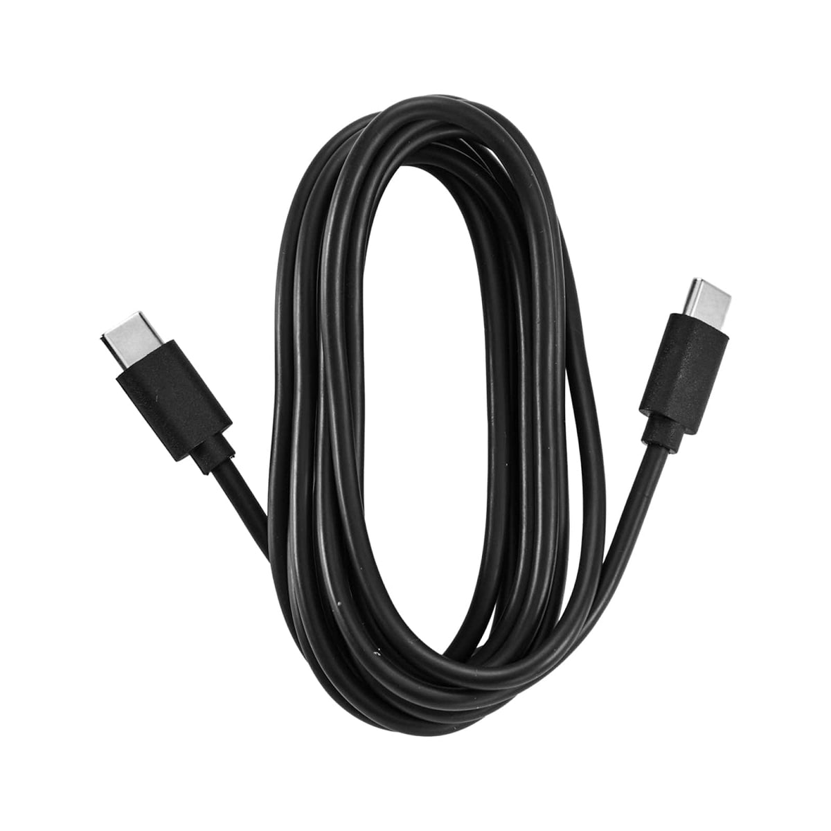 6' USB-C to USB-C Power and Data Cord for Cobra Radar Detectors and Universal Device Charger - Black