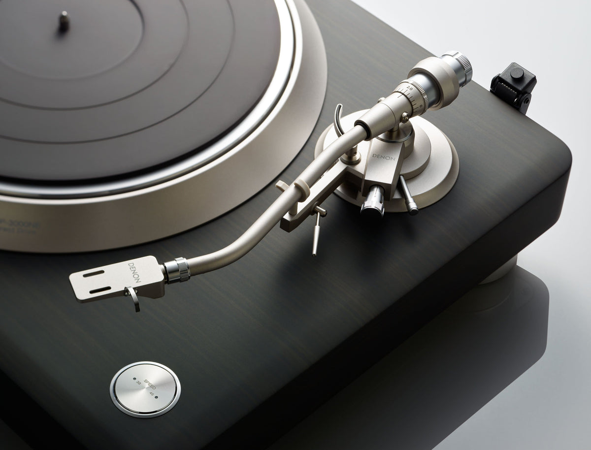 Denon - DP-3000NE Record Turntable - Black