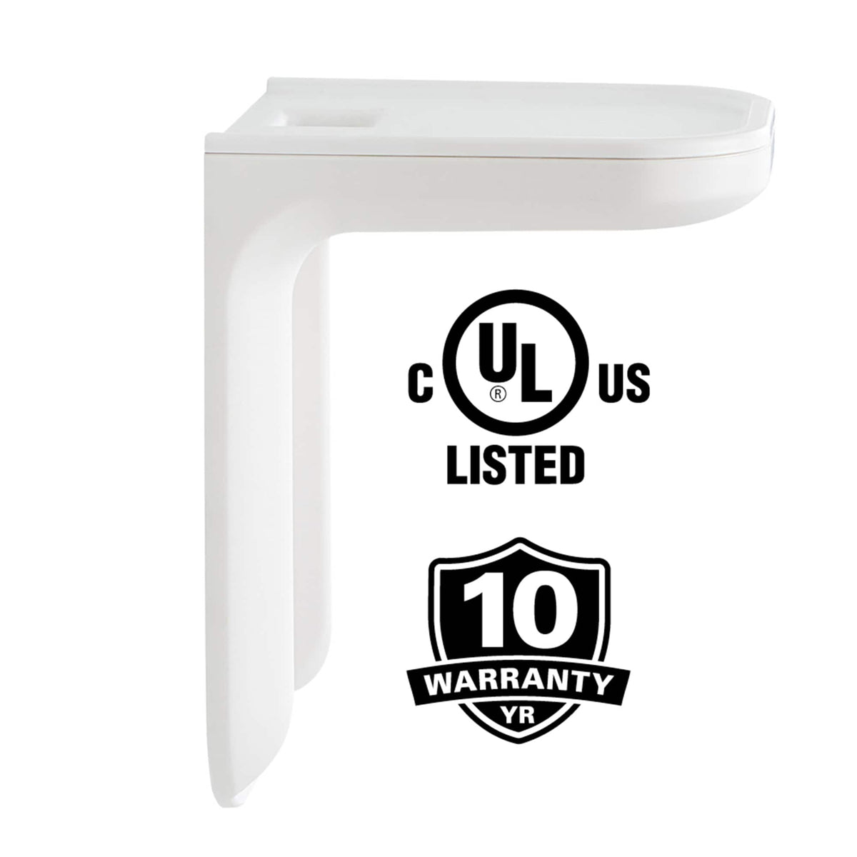 Sanus - Small Device Outlet Speaker Mount - White