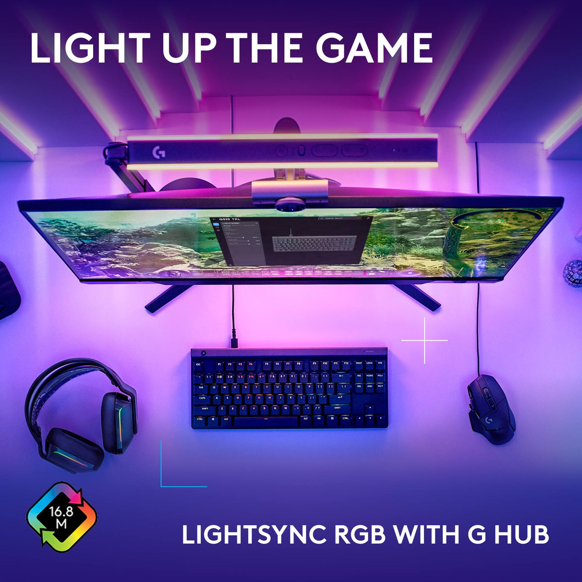 Logitech - G515 TKL Wired Mechanical Tactile (Brown) Switch Gaming Keyboard with LIGHTSYNC RGB - Black