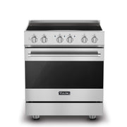 Viking - 30 in. Wide 4 Elements 3-Series Induction Self-Clean Range - Stainless Steel