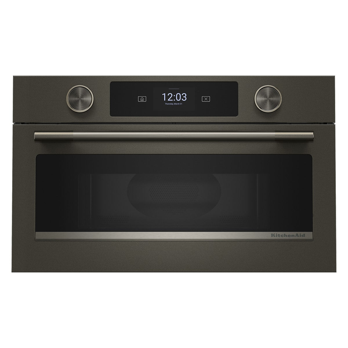 KitchenAid - 1.4 Cu. Ft. Built-In Microwave with Air Fry - Black Ore
