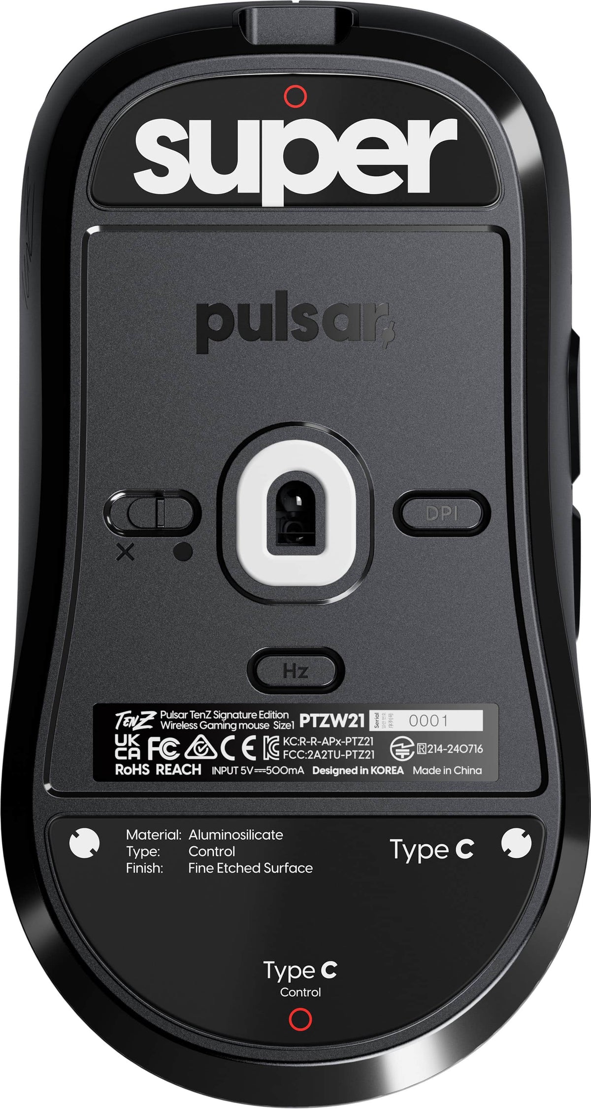 Pulsar - Superglide Type-C for TenZ Signature Edition - Black