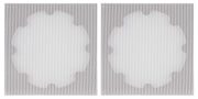 Sonance - XPC-6SQ-NT - Visual Experience Extreme 6" Medium Trimless Square Adapter with Grille (2-Pack) - Paintable White