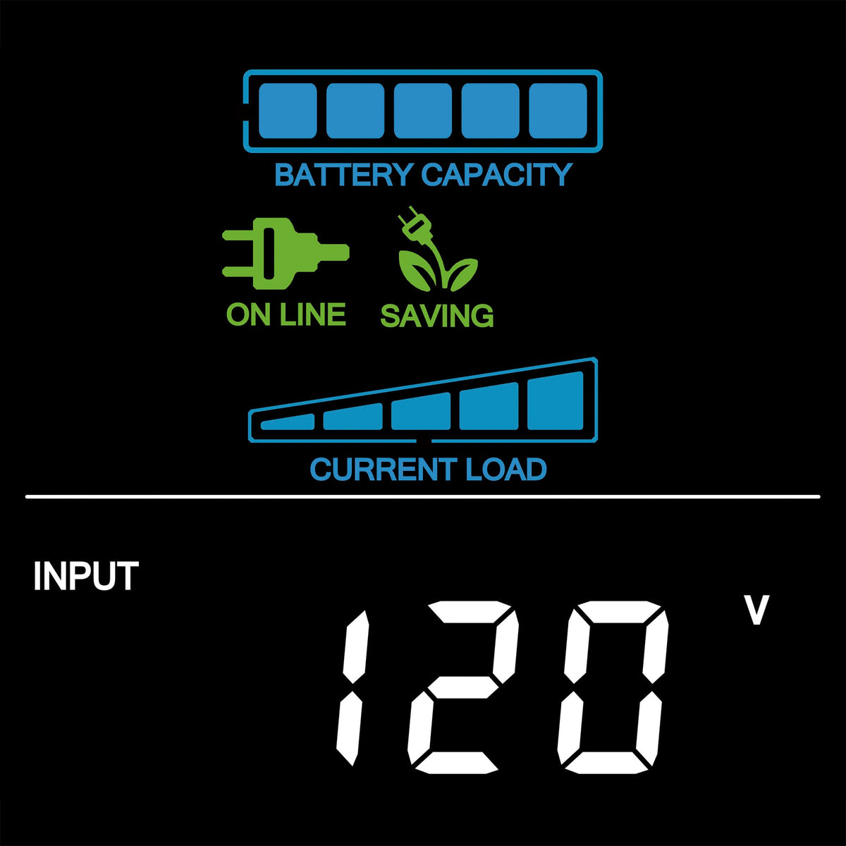 CyberPower - LX1500GU3 Battery Backup UPS Systems - Black
