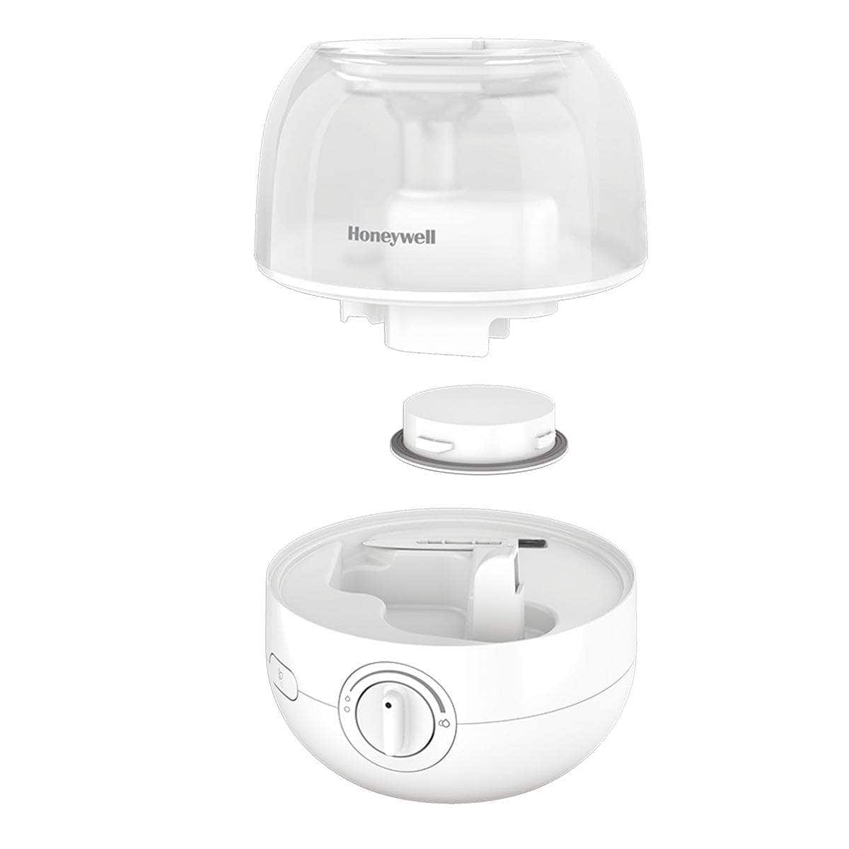Honeywell - 0.5 gallon Mini Mist Humidifier - White
