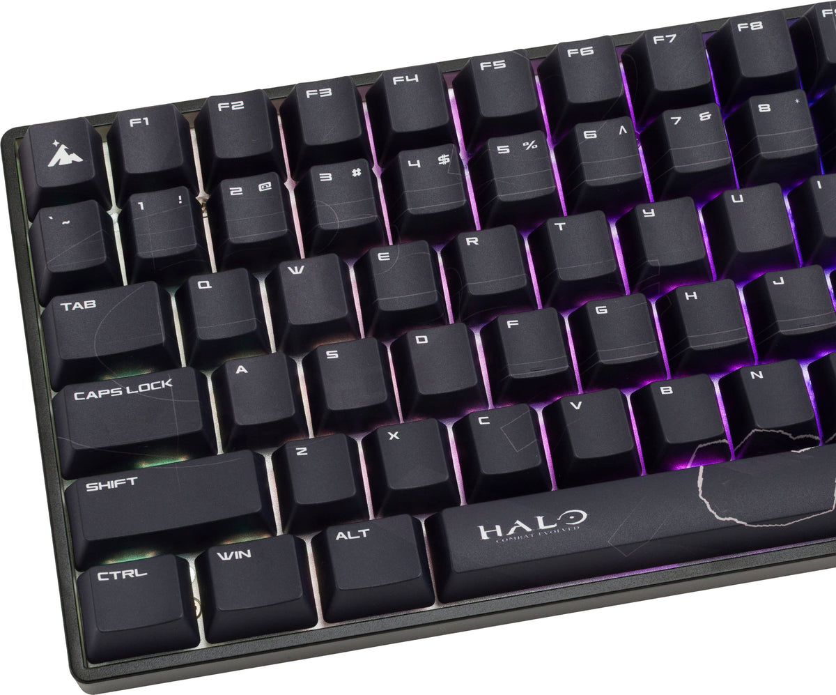 Higround - Basecamp 96+ 96% Wired Mechanical Lubed TTC Neptune Switch Gaming Keyboard with RGB Backlighting - Halo - Sniper Evolved